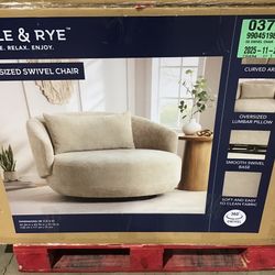 Oversized Swivel Chair