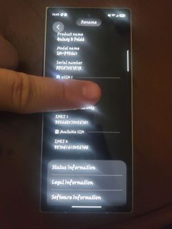 Used Samsung z6 fold [read description]