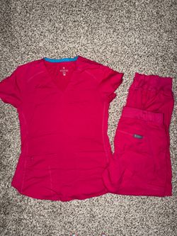 Med Couture Hot Pink Scrubs