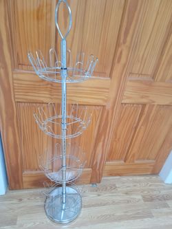 Chrome Metal 3 Tier  Shoe Rack