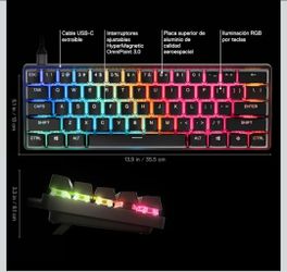SteelSeries Apex Pro Mini Gen 3 OmniPoint 3.0 HyperMagnetic Switches —