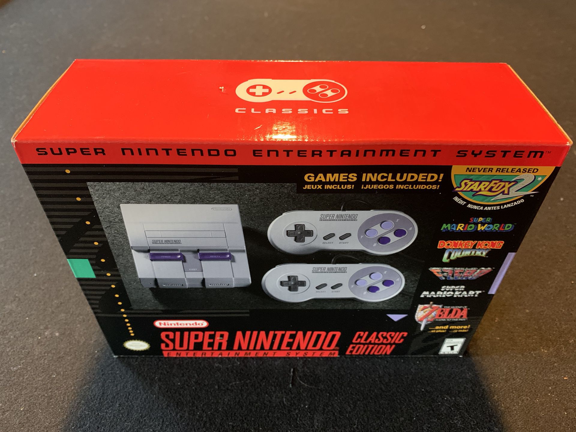 Super Nintendo Entertainment System SNES Classic Mini 21 Games - New