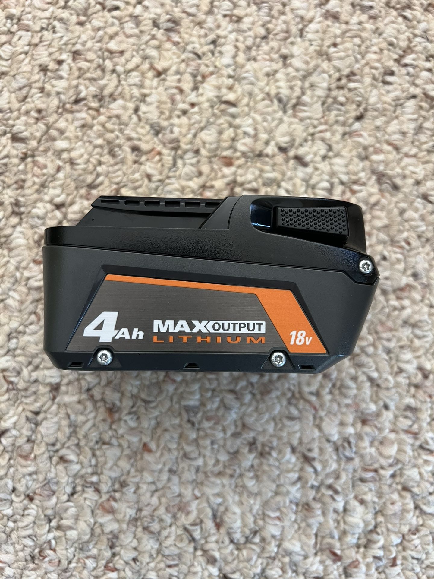 *NEW* Ridgid 18V Max Output 4.0Ah battery