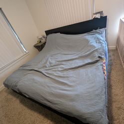 King size bed with headboard