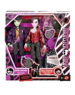 MONSTER HIGH KIERAN VALENTINE AND SPELLDON DOLL BOY SET NEW IN BOX--PRICE IS FIRM