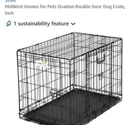 OVATION HYBRID DOUBLE DOOR CRATE 🐶 