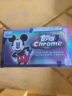 Topps chrome disney hobby box
