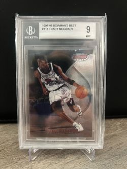 Tracy McGrady BOWMANS BEST RC BGS 9