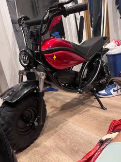 Electric motorcycle for big kids (really need the dough)