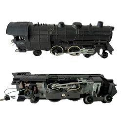 Vintage American Flyer S-Gauge Train Lot – Engine 21160 + Cars + 66 Track + 2 Switches + Trestle (AS-IS)