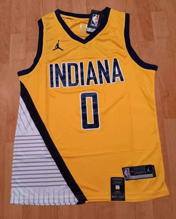 Tyrese Haliburton Indiana Pacers Yellow Jersey