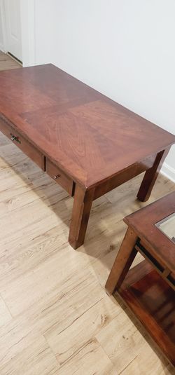 Solid Wood Mission Style 3-Piece Table Set (Coffee + 2 End Tables)