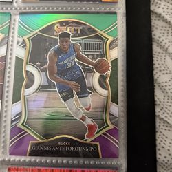 Giannis Antetokounmpo 2020-21 Panini Select #54 Green