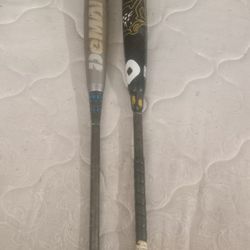 2 Fusion.bats   Bbcor. Certified 50 Demarini  Bats