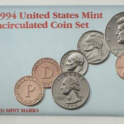1994 United States Mint Uncirculated Coin Set 