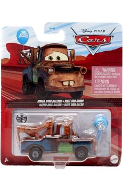 Disney Pixar Cars Mator With Ballon Tow Truck  Mattel Metal Truck