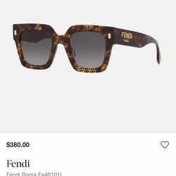 Fendi Fe40101l brown tortoise women’s sunglasses