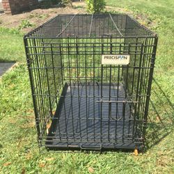Precision Pet Products Single Door Collapsable Dog crate Pre Owned 