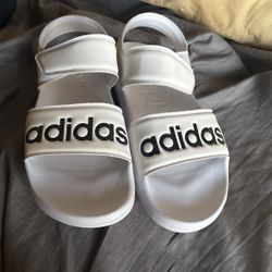 Adidas Sandals Cloud White Mens Size 8