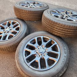 20" Toyota Tundra Sequoia Oem charcoal Wheels And Tires new