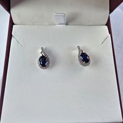 NEW Sapphire Drop Earrings – Never Worn 