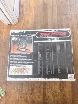 Trackside  motorcycle Universal Head Lift Stand