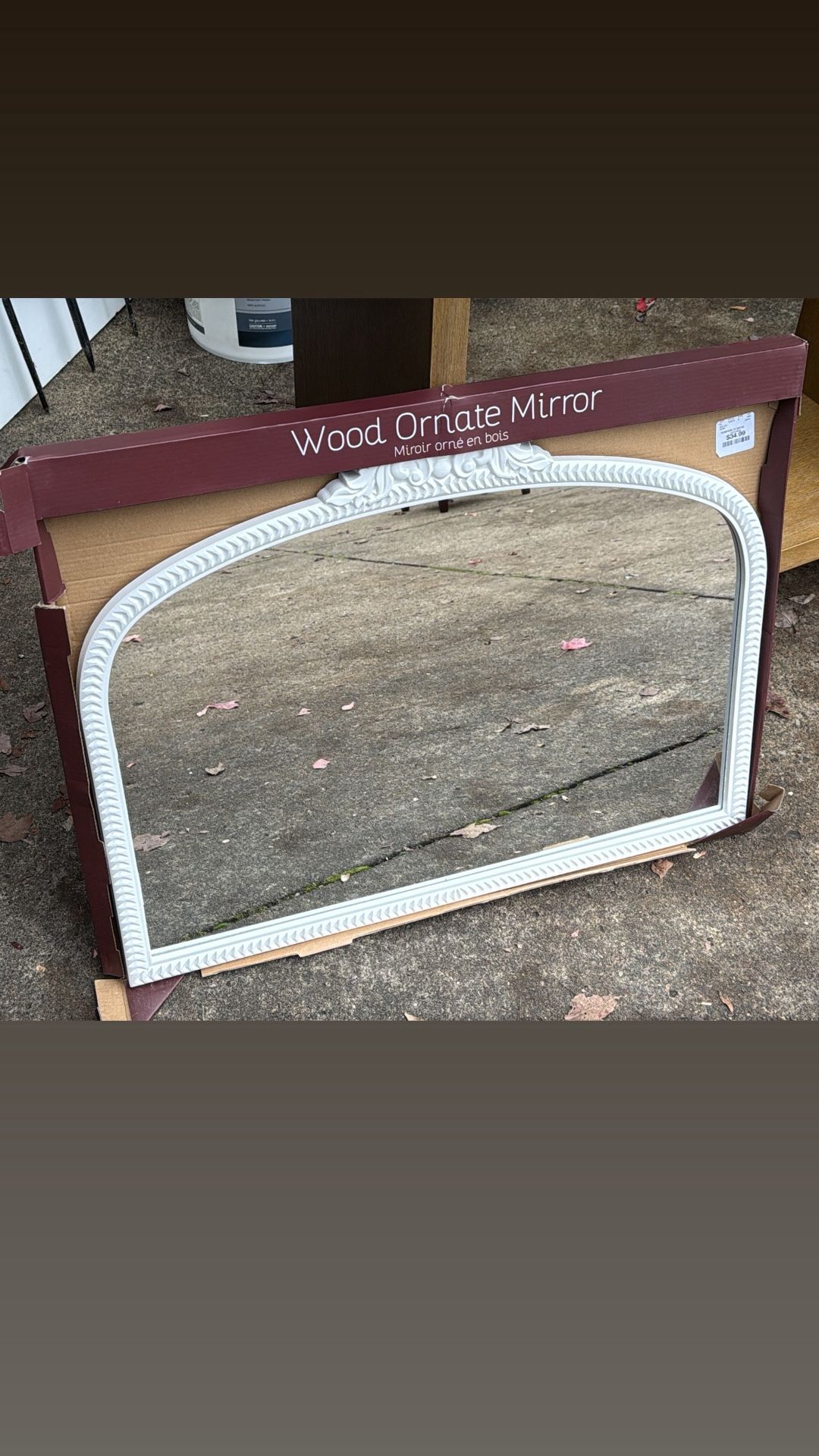 White Frame Mirror