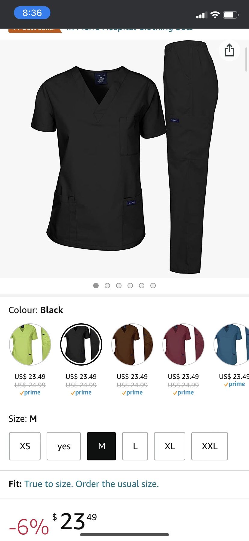Scrubs- Black
