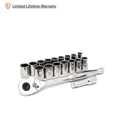 1/2” Drive Ratchet & Socket Set 