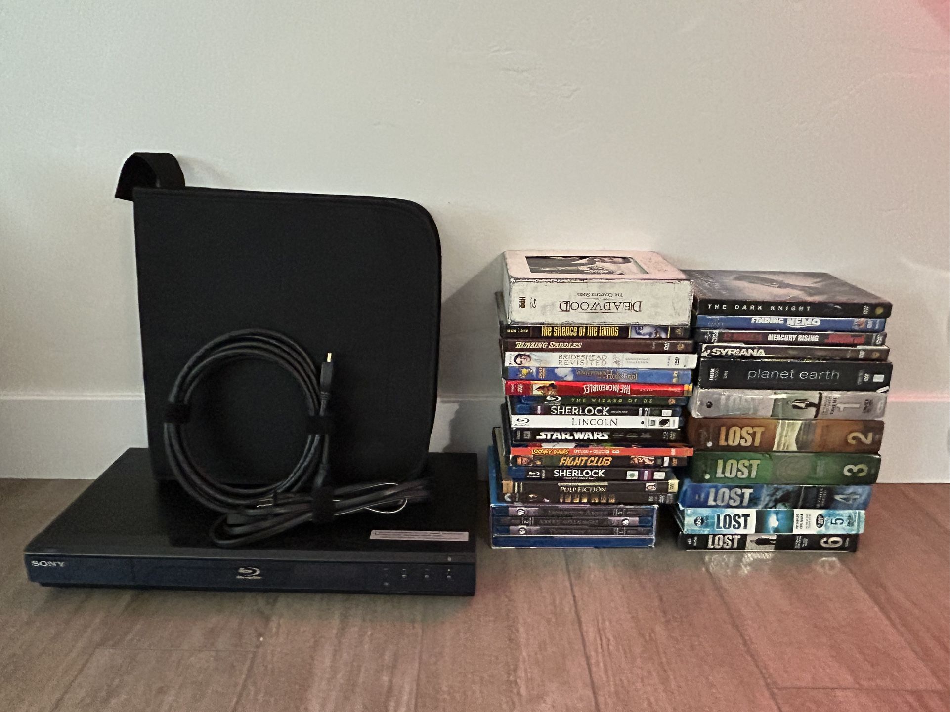 Sony Blue Ray Player With 200+ Movies To Go With It