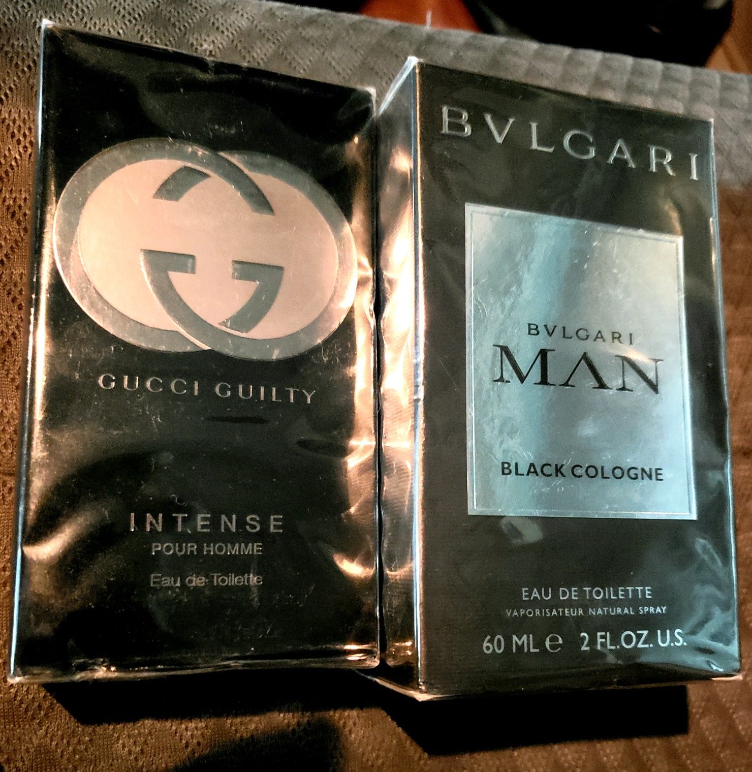 (2) Men's Colognes • Bvlgari & Gucci