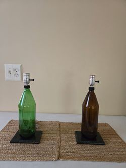 Glass Bottle Table Lamps