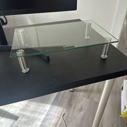 Glass Monitor Stand