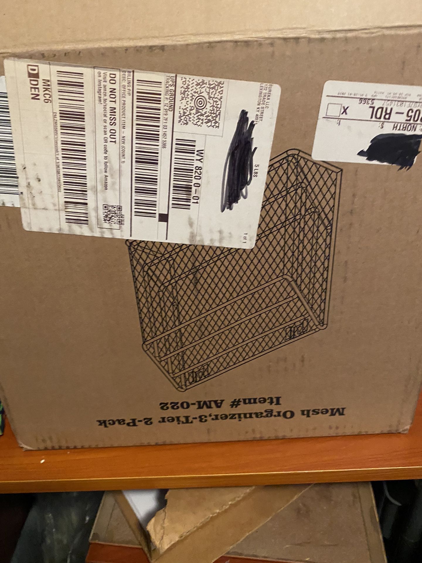 2 Pack Mesh Office Organizer