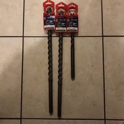 3 PIECES BITS BOSH SDS MAX SPEED FOR ROTO HAMMER BRAND NEW