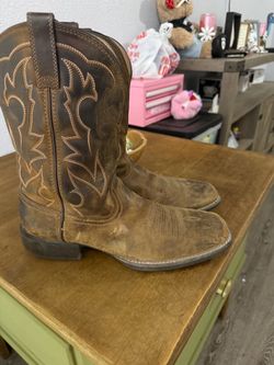 Ariat Brown Leather Western Cowboy Boots