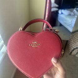 Coach heart Bag