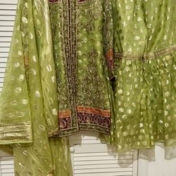 Fancy Formal Gharara Dress 