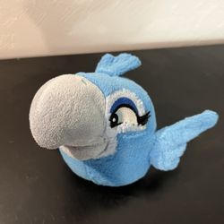 Angry Birds Rio 5” Jewel Blue Bird Plush Stuffed Toy No Sound Good Stuff 2011