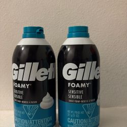 Gillette Foamy Sensitive Shave Foam Combo Set