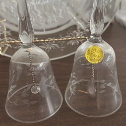 Princess House collectible bells $10 Each one.both $16