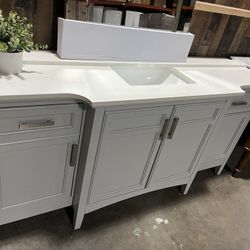 72 Inch Single Sink Bathroom Vanity 
