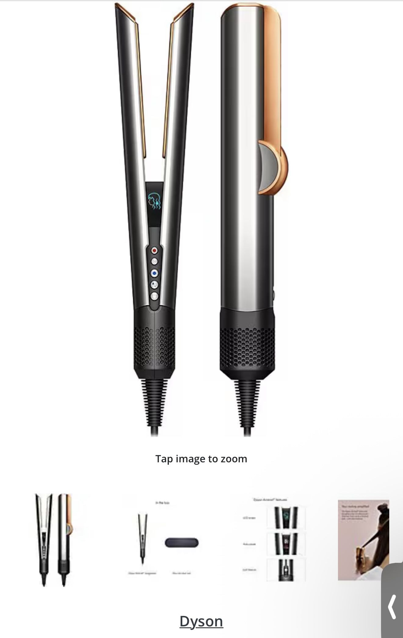 dyson airstrai straightener