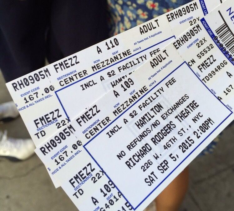 Hamilton Broadway tickets