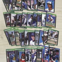 1989 Donruss Rookie Lot – 39 Cards – Gregg Olson, Rogers, Felix Jose +