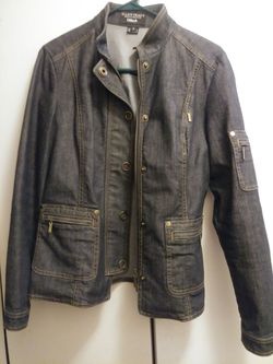 Ladies Ellen Tracey Jean Jacket made exclusively for Dillard's size 6