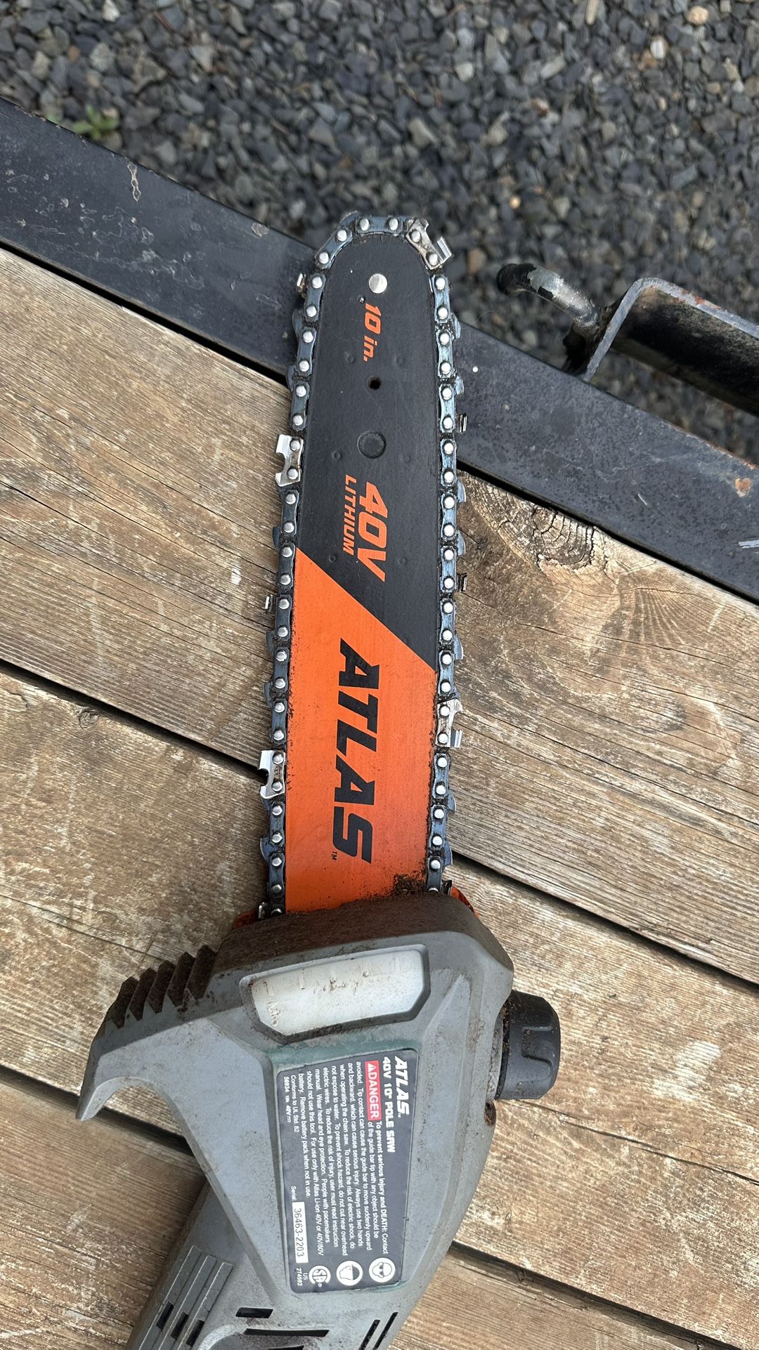 Battery Powered Pole Saw (Saw Only)