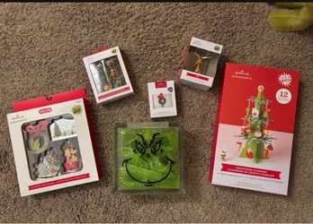 Hallmark How The Grinch Stole Christmas Ornaments/decor Lot