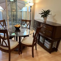 Table, Chairs And Buffet