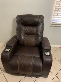 Dark Brown Electric Recliner